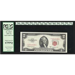 1953C $2 Legal Tender STAR Note PCGS Super Gem New 67PPQ