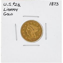 1873 $2 1/2 Liberty Head Quarter Eagle Gold Coin