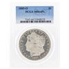 Image 1 : 1885-O $1 Morgan Silver Dollar Coin PCGS MS64PL