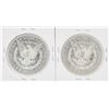 Image 2 : Set of (2) 1880-S $1 Morgan Silver Dollar Coins