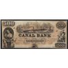 Image 1 : 1800's $500 Canal Bank of New Orleans Obsolete Bank Note