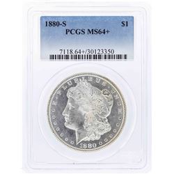 1880-S $1 Morgan Silver Dollar Coin PCGS MS64+
