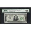 Image 1 : 1934A $500 Federal Reserve Note Chicago PMG Choice Uncircluated 64