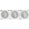 Image 1 : Set of (3) 1882 $1 Morgan Silver Dollar Coins