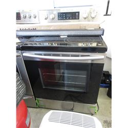 Samsung stainless steel glass top stove