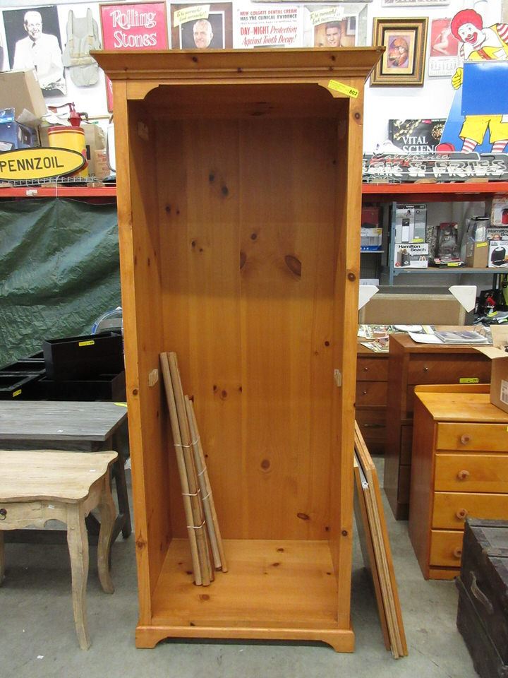 7 Foot Tall Wood Armoire