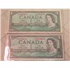 Image 4 : 6 x 1954 $1 Bills