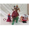 Image 1 : He-Man, Battle Cat, Orko, and Hammerhead Figurines