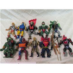 10 original 1980s He-Man Figurines
