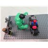 Image 1 : Lego Minifigures Marvel Spiderman, Hulk, Rocket Raccoon.