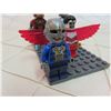 Image 2 : Lego Minifigures Marvel Falcon, Iron Man, War Machine