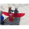 Image 3 : Lego Minifigures Marvel Falcon, Iron Man, War Machine