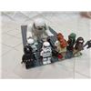Image 1 : Lego Minifigures Star Wars Admiral Akbar, Lando (wrong head), A-Wing Pilot, Snow Beast, Death Star O