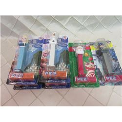 Lot of 6 Pez Dispensers