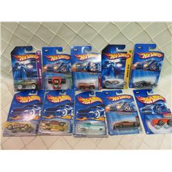 10 Hotwheels from early 2000s