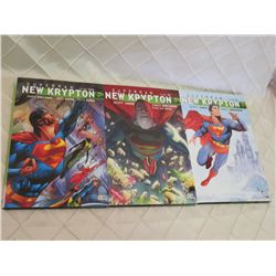 Superman New Krypton Hard Cover Comic Set