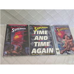 2 Death of Superman TPBs & Superman Time and Time Again