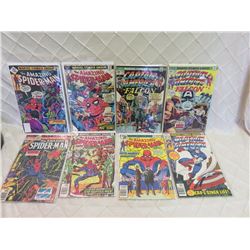 70s Amazing Spiderman, Captain America Comics