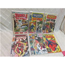 Jungle Action, Inhumans, Plus Other #1 titles From the 70s