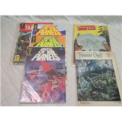 Battle of the Planets 1-3, Tarzan of the Apes from 60s, Treasure Chest 1955, 1964