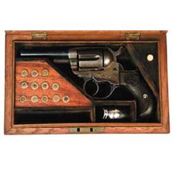 CASED COLT 1877 LIGHTNING SHERIFF’S MODEL DA REVOLVER