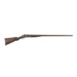 W & C SCOTT & SON MASSIVE DOUBLE BARREL HAMMER GUN