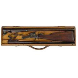 CASED MAYNARD MODEL 1882 RIFLE SHOTGUN COMBINATION