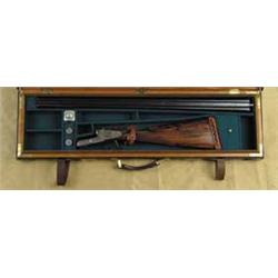 *SCARCE L.C. SMITH GRADE AE DOUBLE BARREL SHOTGUN