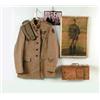 Image 1 : CAPT. E.V. RICKENBACKER’S WWI HIGH COLLAR TUNIC, BRITISH STYLE OVERSEAS CAP, AMMUNITION BOX  & CHROM