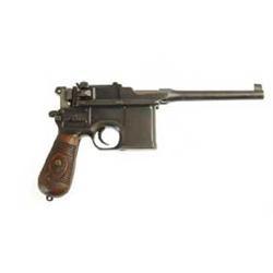 *MAUSER RED 9 BROOMHANDLE PISTOL