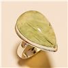 Image 1 : Prehnite RING Solid Sterling Silver