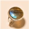 Image 1 : Labradorite RING Solid Sterling Silver