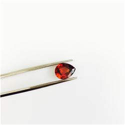 3.72ct Pear Cut Natural malaya garnet