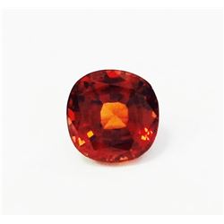 3.98ct Cushion Cut Natural malaya garnet