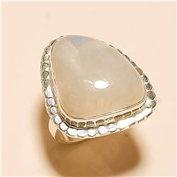 Moonstone RING Solid Sterling Silver