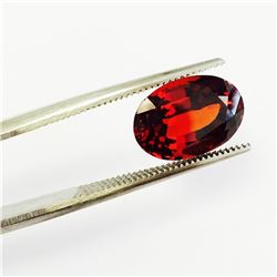 8.60ct Oval Cut Natural malaya garnet