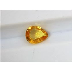 0.40ct Pear Shape Natural Ceylon Yellow Sapphire
