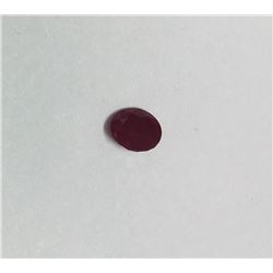 1.11ct Round Cut Ruby