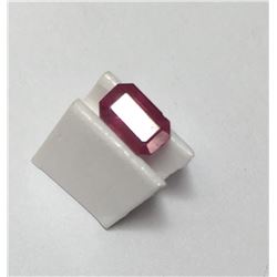0.61ct Emerald Cut Ruby