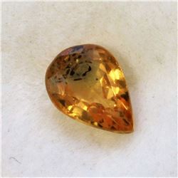 0.70 ct Pear Shape Natural Ceylon Yellow Sapphire