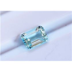 0.90ct Emerald Cut Aquamarine