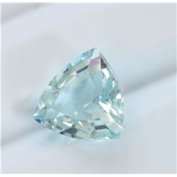 1.97ct Trillion Cut Aquamarine