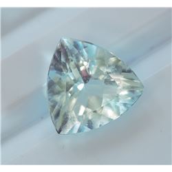 3.46ct Trillion Cut Aquamarine