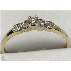 #1-10K YELLOW-WHITE GOLD DIAMOND RING