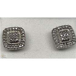 #24-STERLING SILVER CUBIC ZIRCONIA HEART-SHAPED