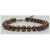 Image 1 : #35-14K YELLOW GOLD FRESHWATER PEARL BRACELET