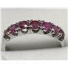 Image 1 : #48-STERLING SILVER RUBY RING
