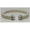 Image 1 : #49-FRESHWATER PEARL & CUBIC BRACELET