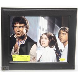 HARRISON FORD SIGNED STAR WARS MOVIE PICTURE W COA