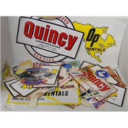 LOT OF ASSORTED OILFIELD STICKERS